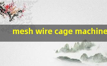 mesh wire cage machine